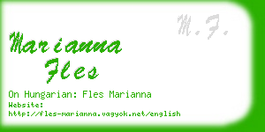 marianna fles business card